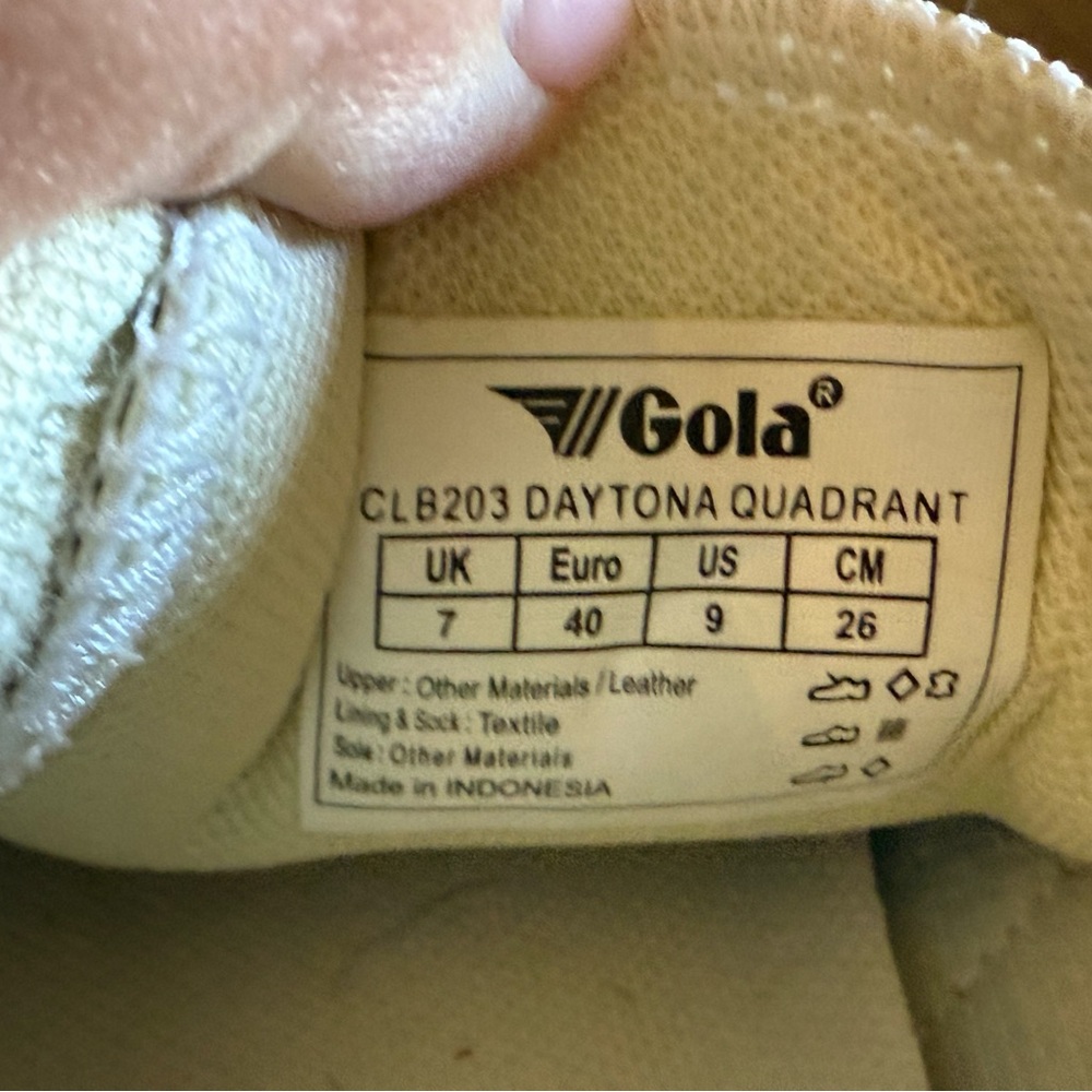 Gola Classics Women's Daytona Quadrant Sneakers Size 9 - Picture 6 of 6
